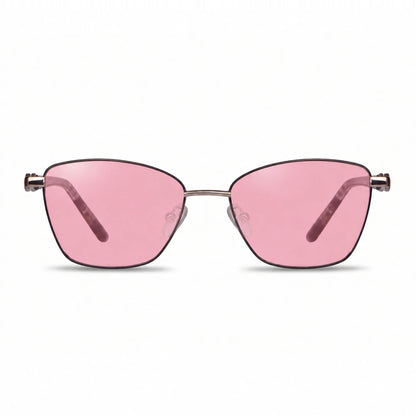 Fiore 22115 square sunglasses, gray steel frame · ReFramed, photo 13 of 36 | Polarized UV400