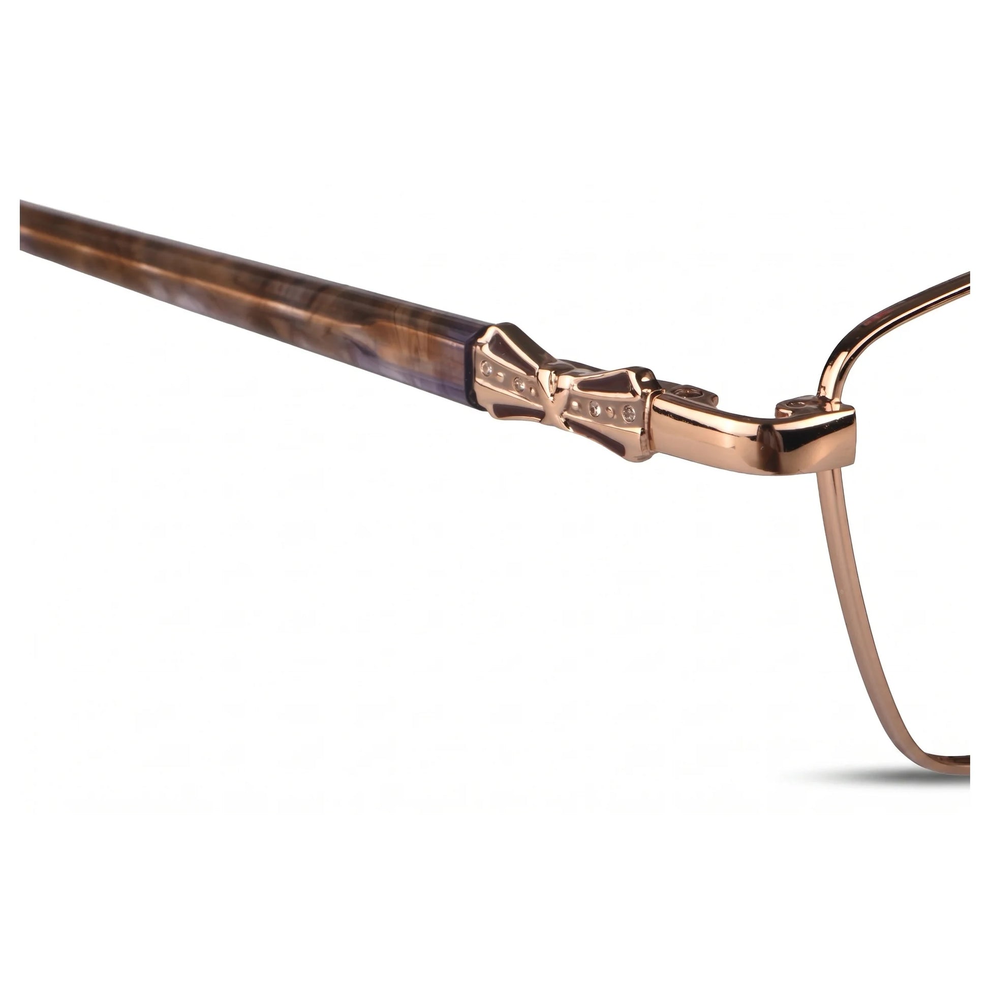 Fiore 22115 eyeglasses in gold – side view
