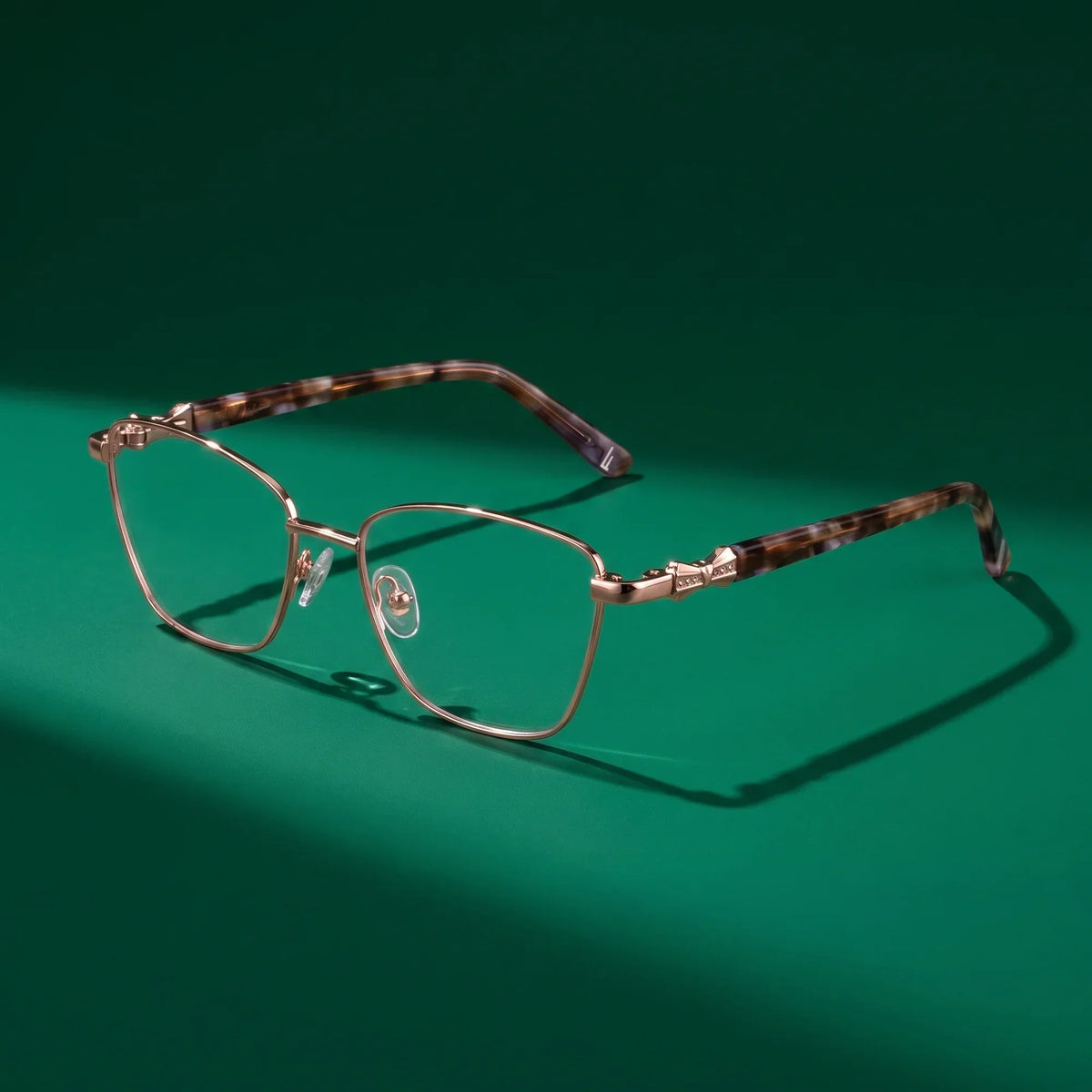 Fiore 22115 square metal reading glasses, gold frame · ReFramed, photo 46 of 62