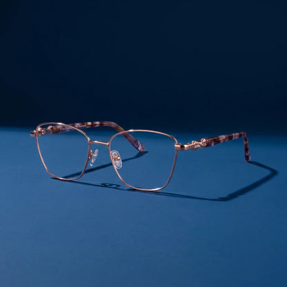 Fiore 22115 square metal reading glasses, gold frame · ReFramed, photo 47 of 62