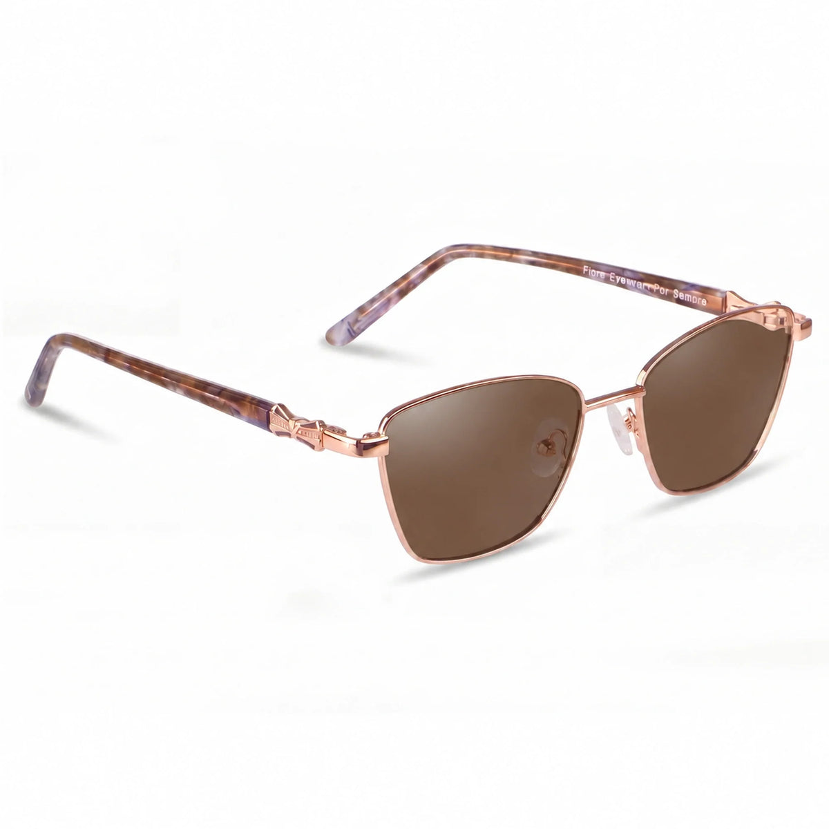Fiore 22115 square sunglasses, gold steel frame · ReFramed, photo 5 of 36 | Polarized UV400