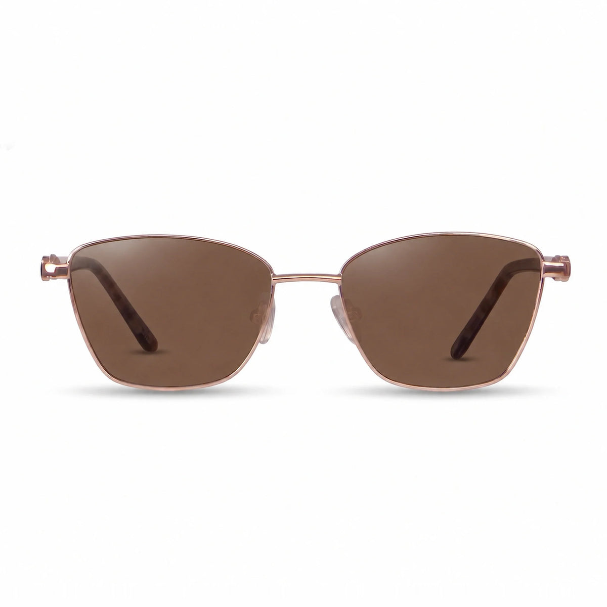 Fiore 22115 square sunglasses, gold steel frame · ReFramed, photo 4 of 36 | Polarized UV400