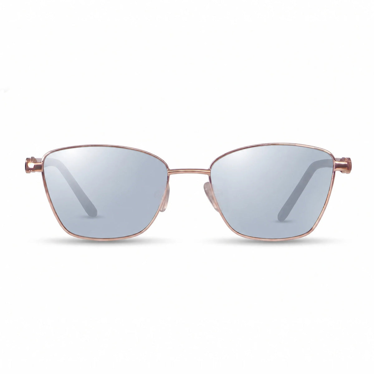 Fiore 22115 square sunglasses, gold steel frame · ReFramed, photo 28 of 36 | Polarized UV400