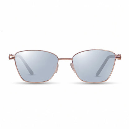 Fiore 22115 square sunglasses, gold steel frame · ReFramed, photo 28 of 36 | Polarized UV400