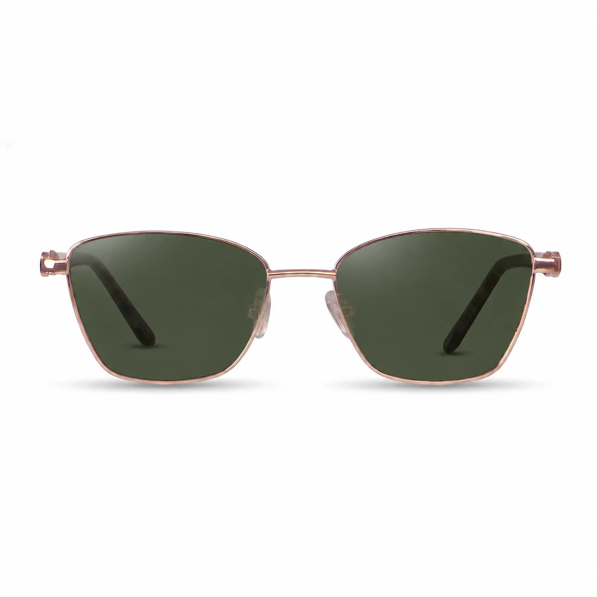 Fiore 22115 square sunglasses, gold steel frame · ReFramed, photo 7 of 36 | Polarized UV400