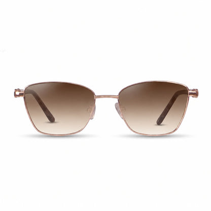 Fiore 22115 square sunglasses, gold steel frame · ReFramed, photo 22 of 36 | Polarized UV400