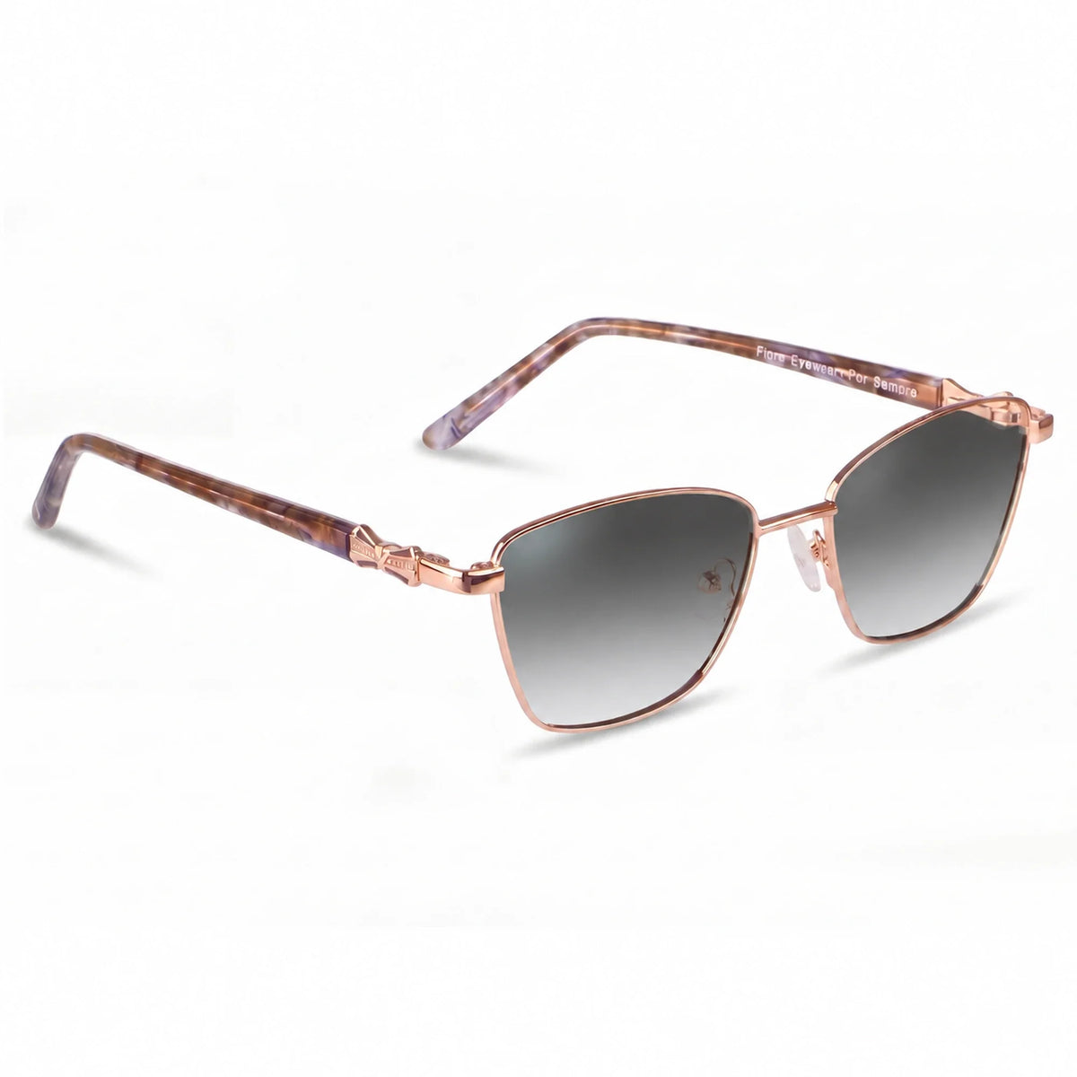 Fiore 22115 square sunglasses, gold steel frame · ReFramed, photo 20 of 36 | Polarized UV400