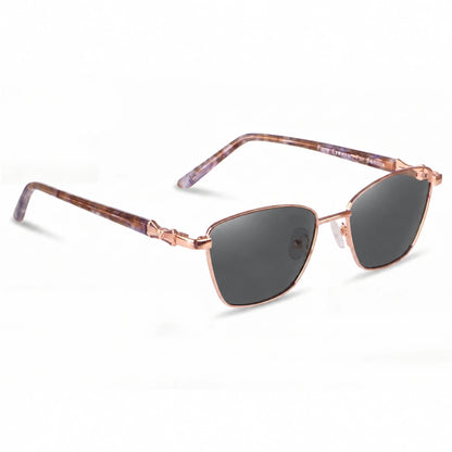 Fiore 22115 square sunglasses, gold steel frame · ReFramed, photo 2 of 36 | Polarized UV400