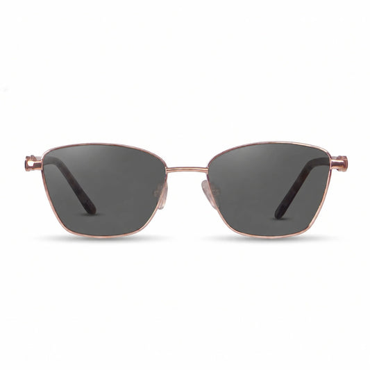 Fiore 22115 square sunglasses, gold steel frame · ReFramed, photo 1 of 36 | Polarized UV400