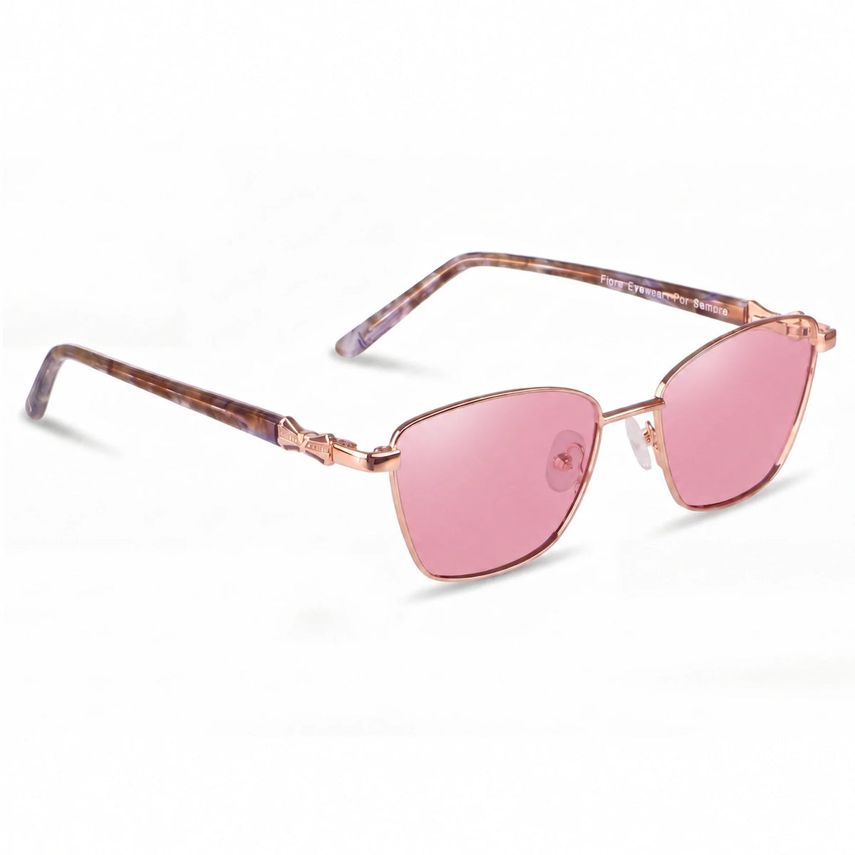 Fiore 22115 square sunglasses, gold steel frame · ReFramed, photo 14 of 36 | Polarized UV400