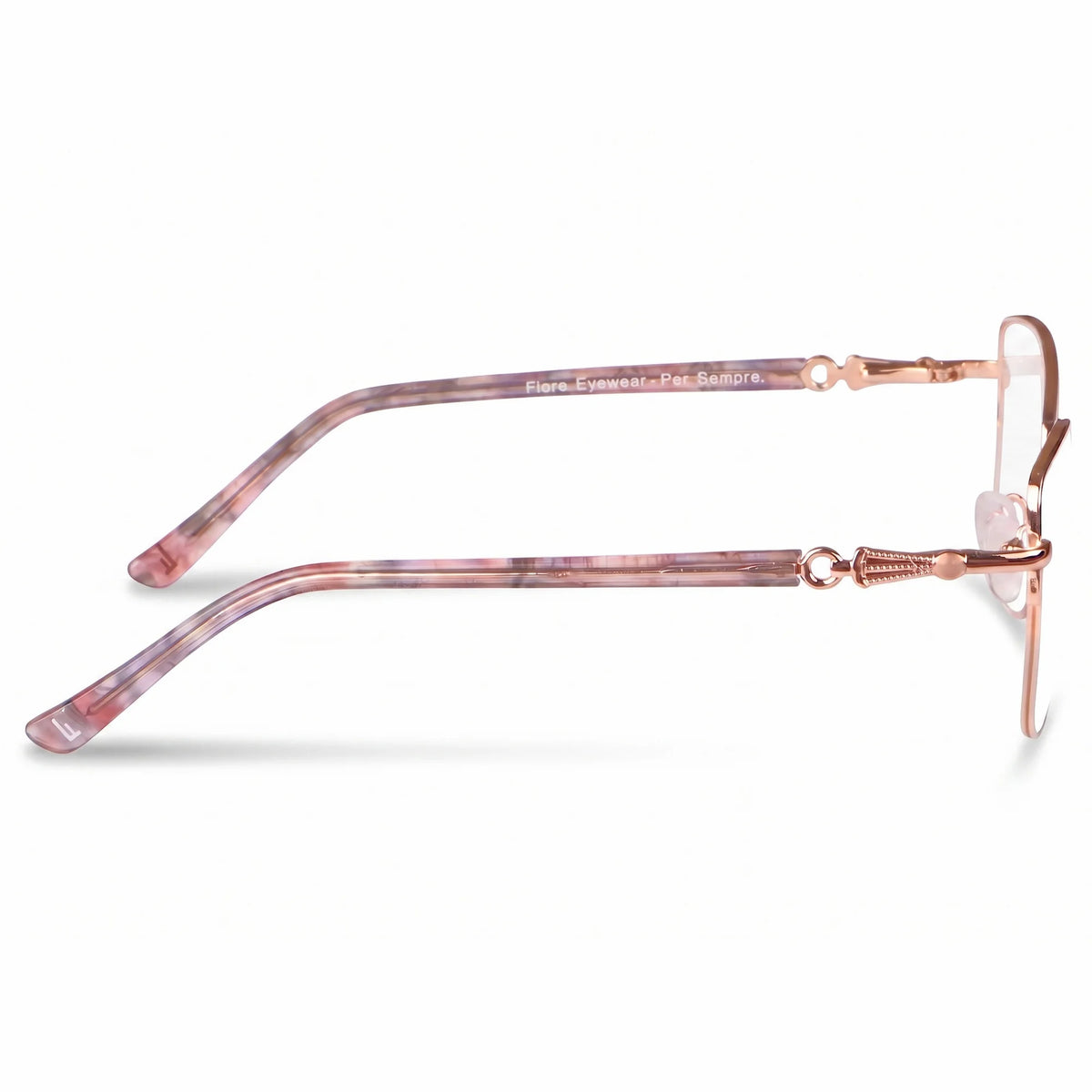 Fiore 22117 eyeglasses in gold – side view