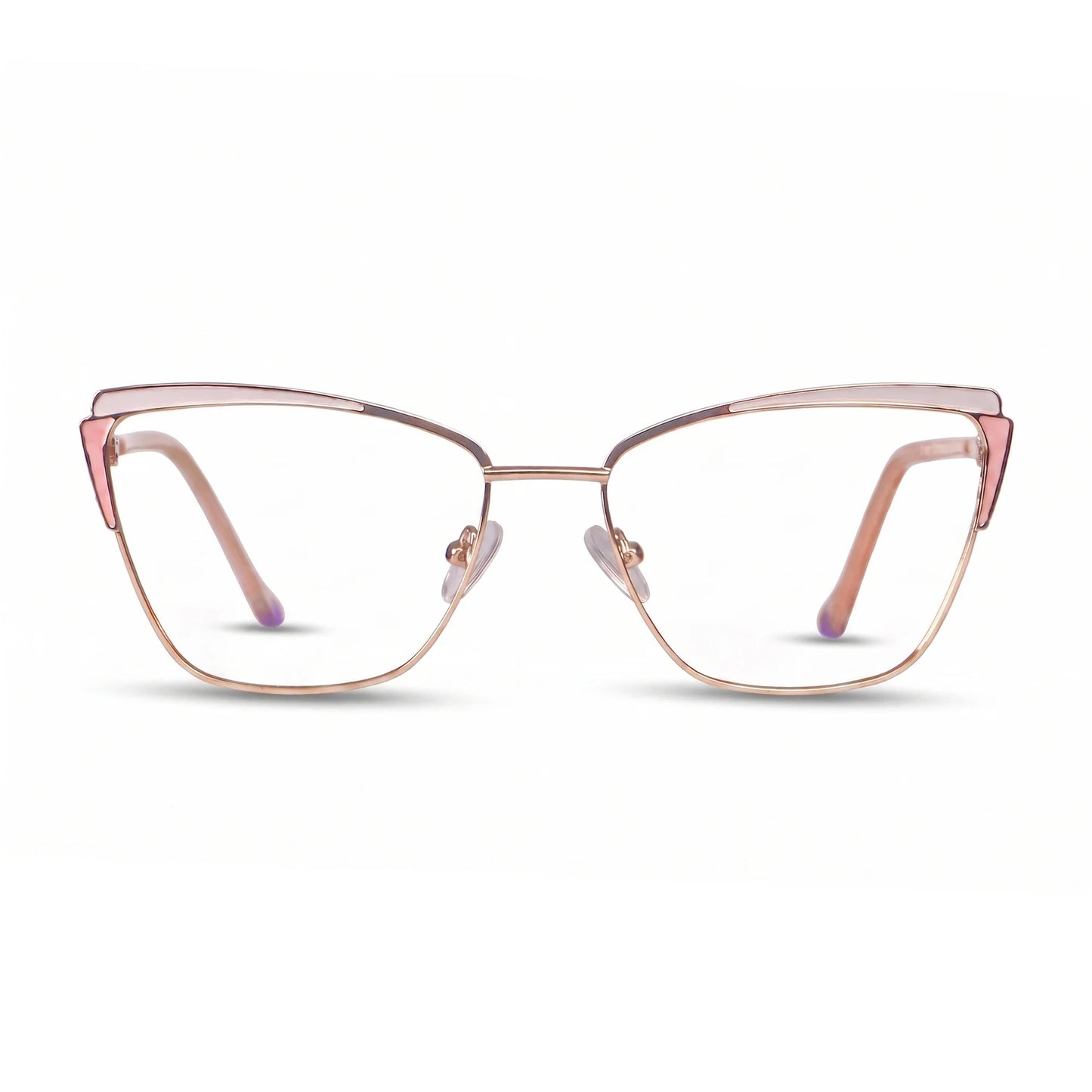 Fiore 3837 eyeglasses in pink gold – front view
