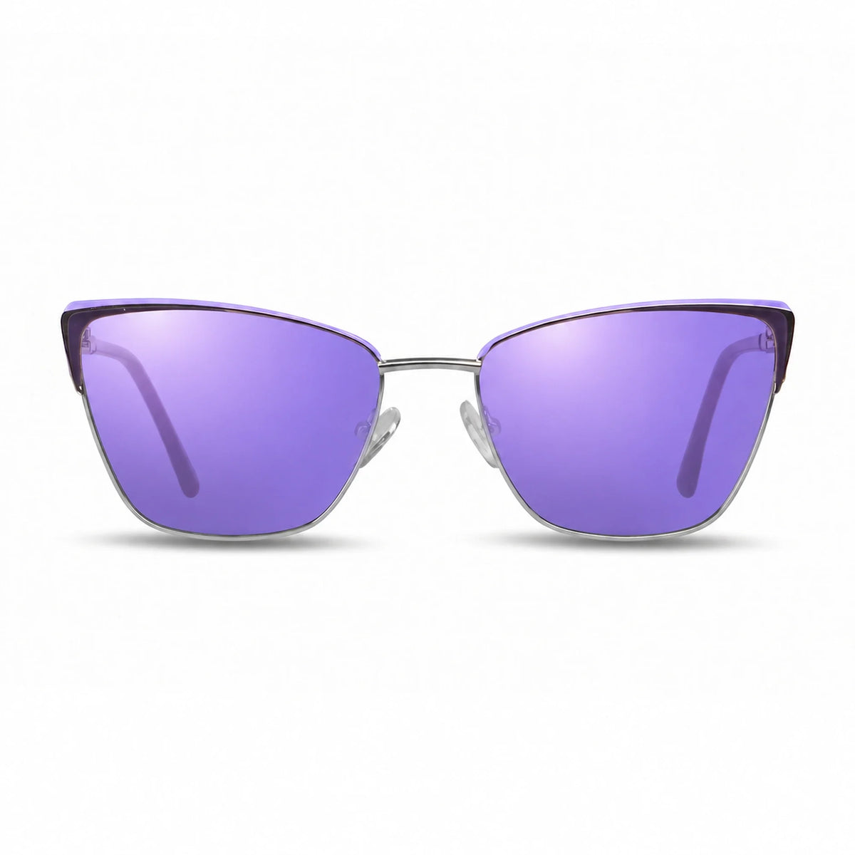 Fiore 3839 cat eye sunglasses, purple steel frame · ReFramed, photo 34 of 36 | Polarized UV400