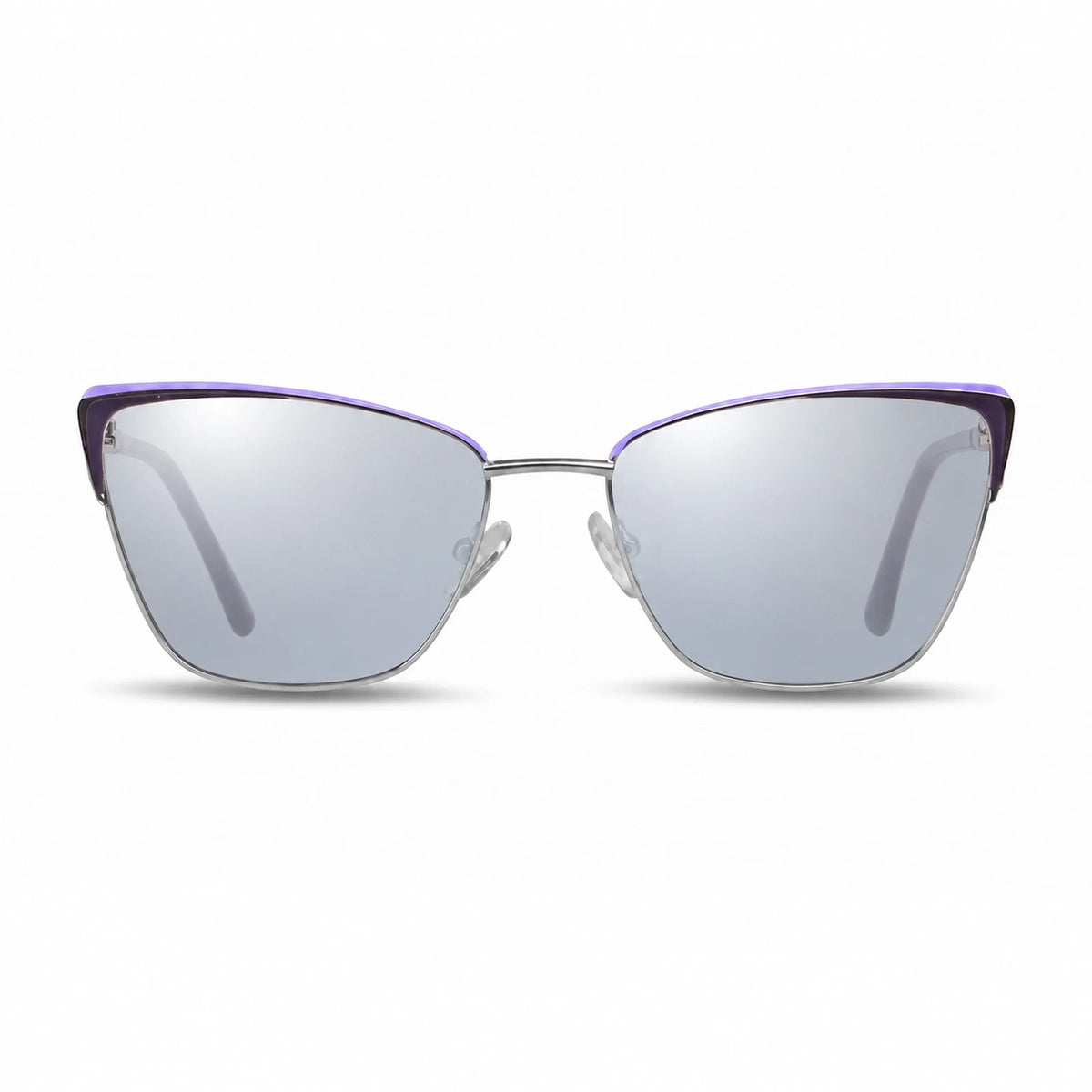 Fiore 3839 cat eye sunglasses, purple steel frame · ReFramed, photo 28 of 36 | Polarized UV400