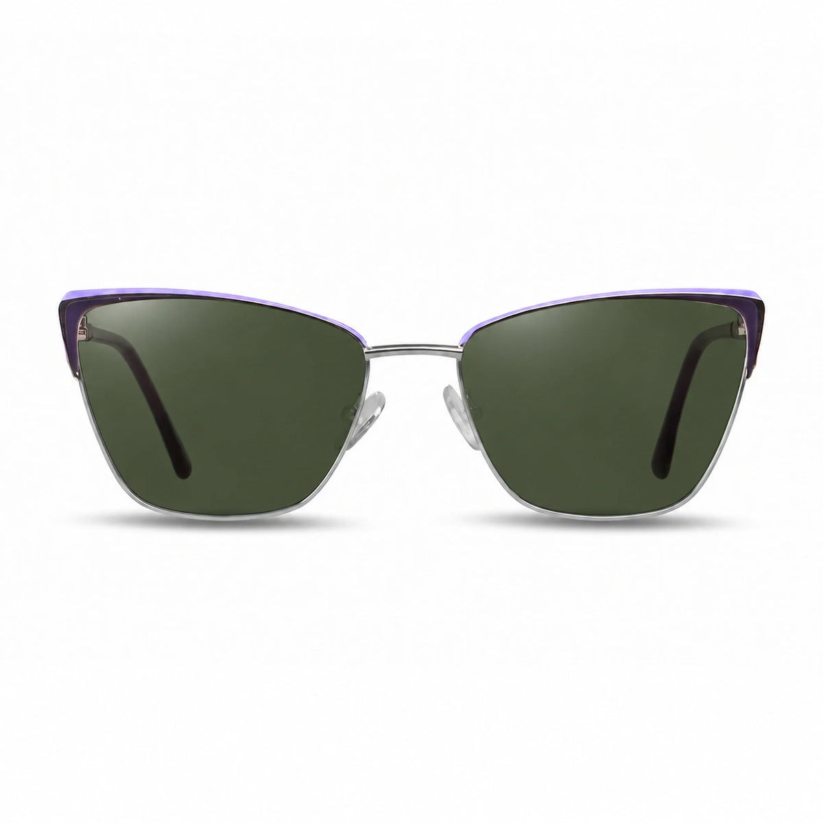 Fiore 3839 cat eye sunglasses, purple steel frame · ReFramed, photo 7 of 36 | Polarized UV400
