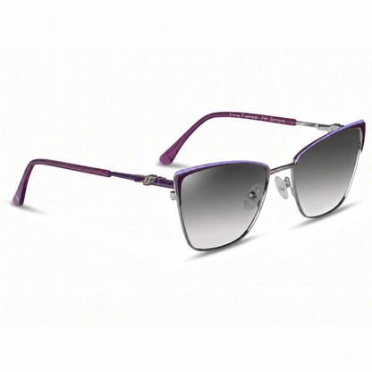 Fiore 3839 cat eye sunglasses, purple steel frame · ReFramed, photo 20 of 36 | Polarized UV400