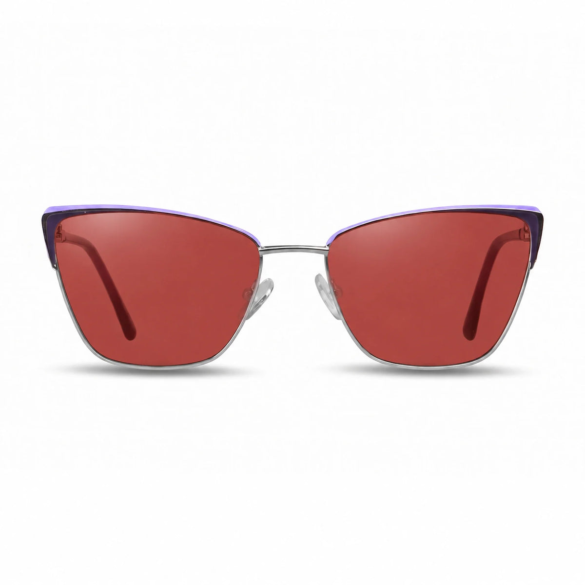 Fiore 3839 cat eye sunglasses, purple steel frame · ReFramed, photo 16 of 36 | Polarized UV400