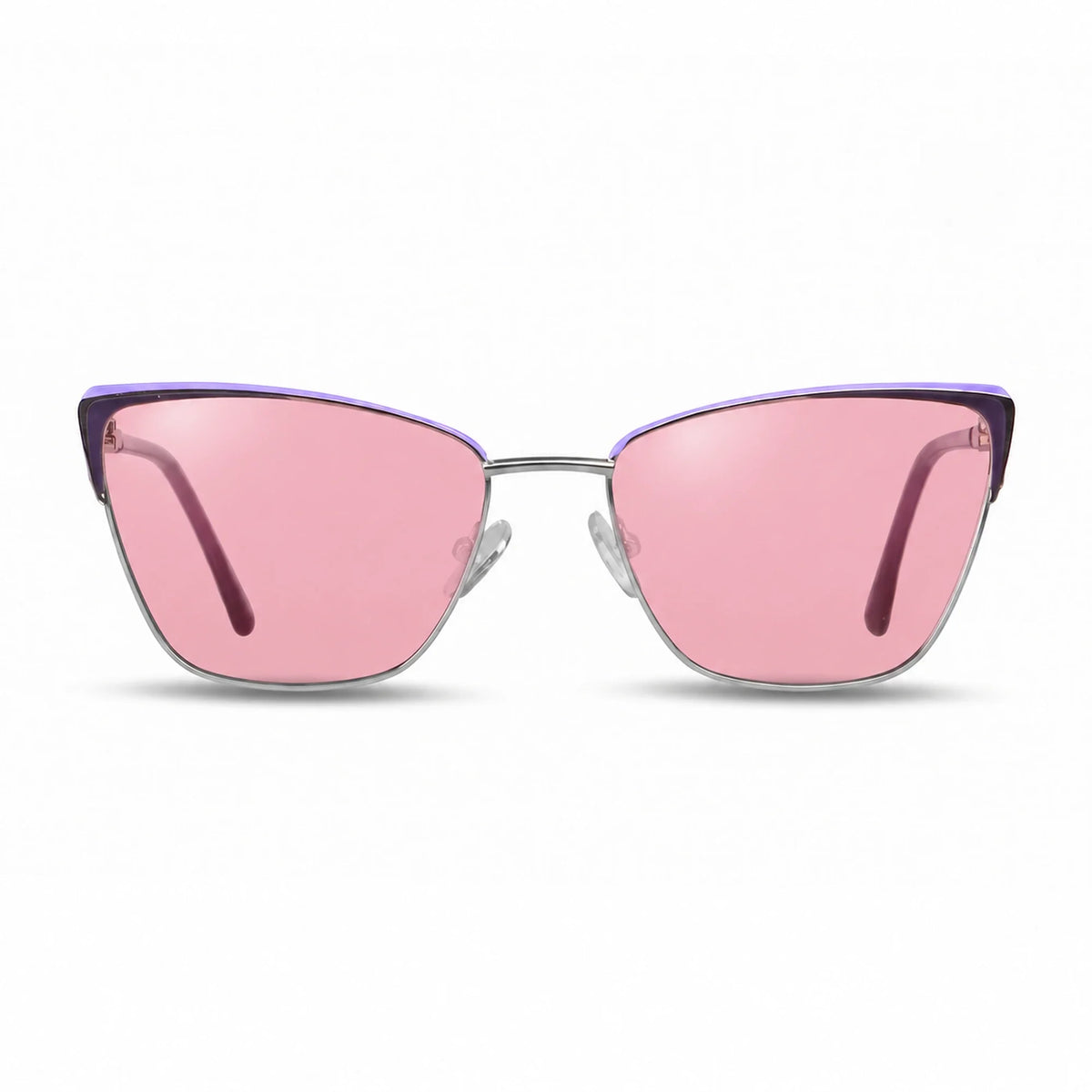 Fiore 3839 cat eye sunglasses, purple steel frame · ReFramed, photo 13 of 36 | Polarized UV400