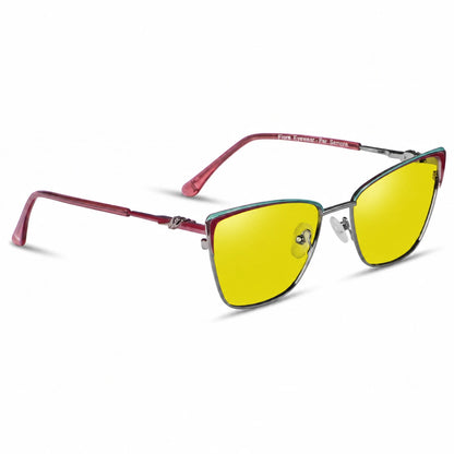 Fiore 3839 cat eye sunglasses, red steel frame · ReFramed, photo 11 of 36 | Polarized UV400