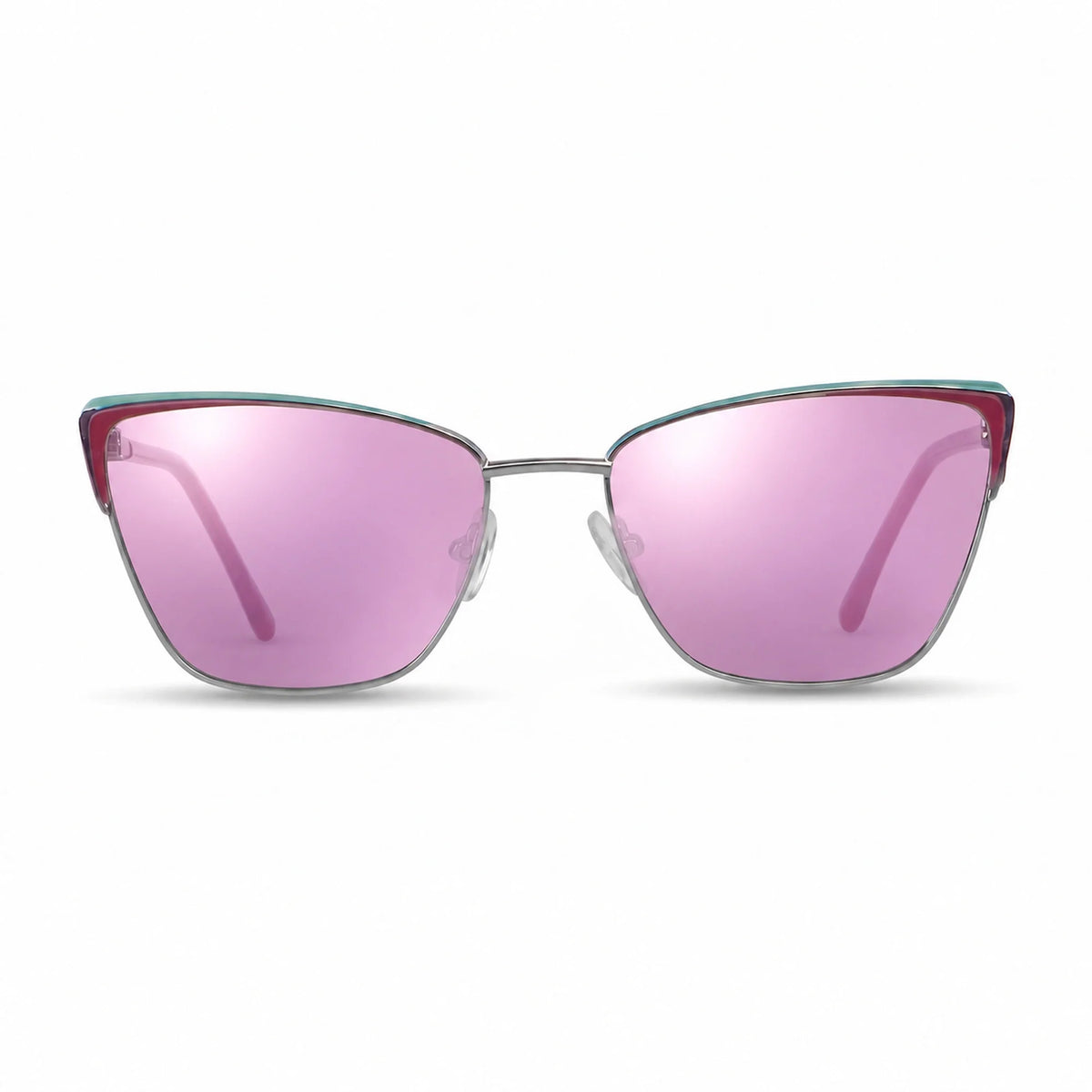 Fiore 3839 cat eye sunglasses, red steel frame · ReFramed, photo 31 of 36 | Polarized UV400