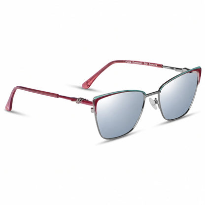 Fiore 3839 cat eye sunglasses, red steel frame · ReFramed, photo 29 of 36 | Polarized UV400