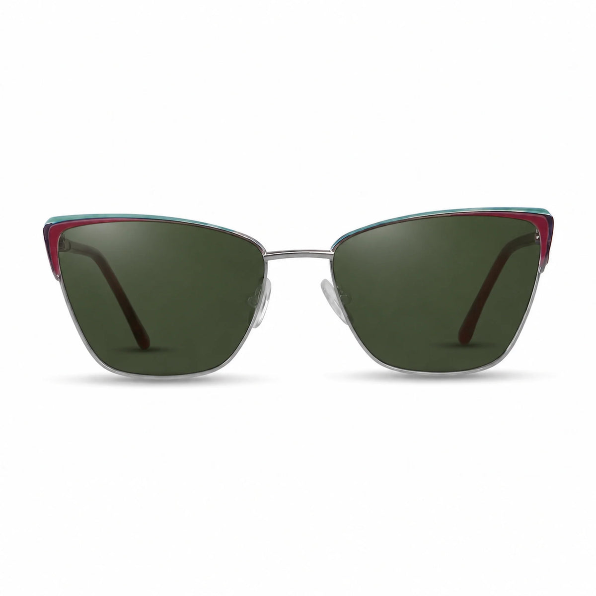 Fiore 3839 cat eye sunglasses, red steel frame · ReFramed, photo 7 of 36 | Polarized UV400