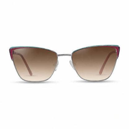 Fiore 3839 cat eye sunglasses, red steel frame · ReFramed, photo 22 of 36 | Polarized UV400