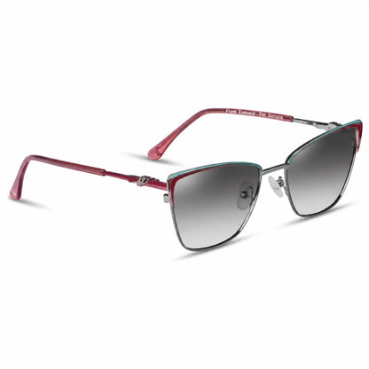 Fiore 3839 cat eye sunglasses, red steel frame · ReFramed, photo 20 of 36 | Polarized UV400