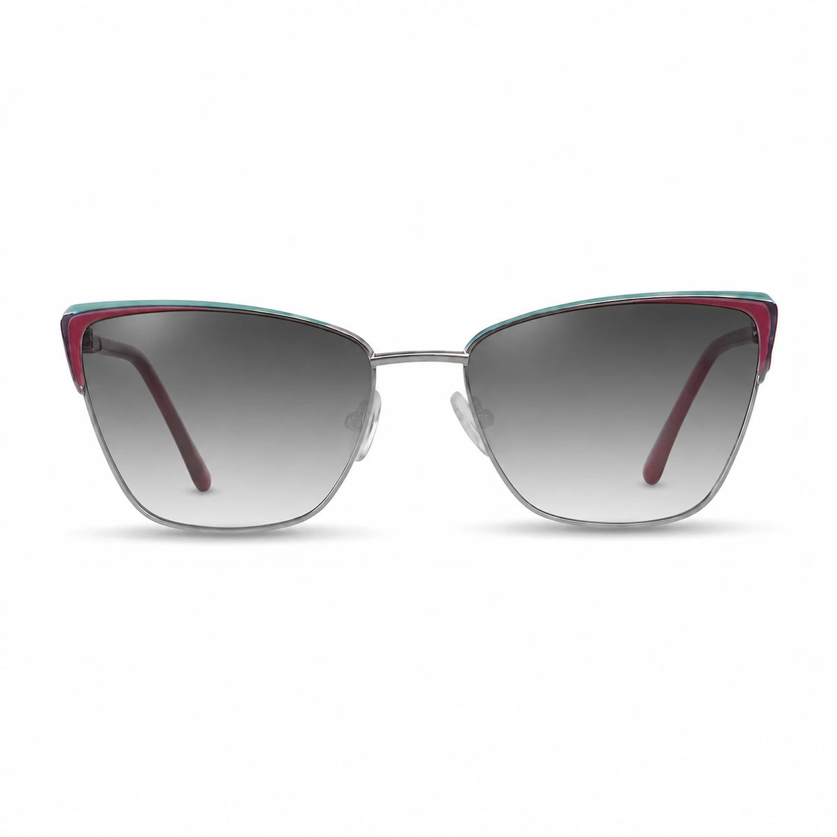 Fiore 3839 cat eye sunglasses, red steel frame · ReFramed, photo 19 of 36 | Polarized UV400