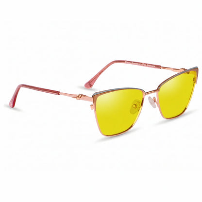 Fiore 3839 cat eye sunglasses, pink steel frame · ReFramed, photo 11 of 36 | Polarized UV400