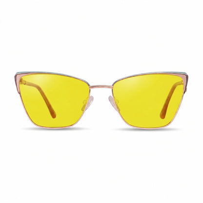 Fiore 3839 cat eye sunglasses, pink steel frame · ReFramed, photo 10 of 36 | Polarized UV400
