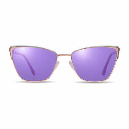 Fiore 3839 cat eye sunglasses, pink steel frame · ReFramed, photo 34 of 36 | Polarized UV400
