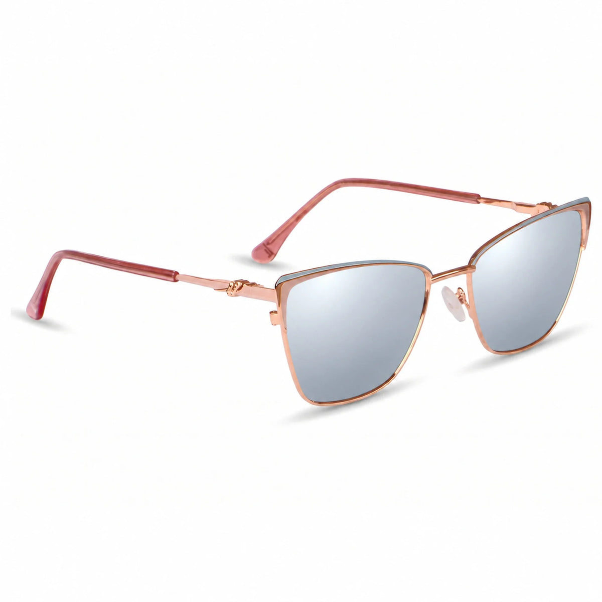 Fiore 3839 cat eye sunglasses, pink steel frame · ReFramed, photo 29 of 36 | Polarized UV400
