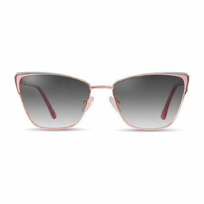 Fiore 3839 cat eye sunglasses, pink steel frame · ReFramed, photo 19 of 36 | Polarized UV400