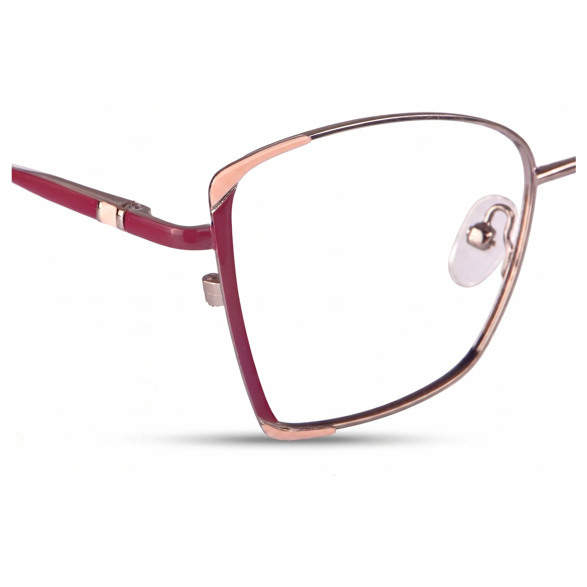 Fiore 3916 eyeglasses in purple pink silver – side view