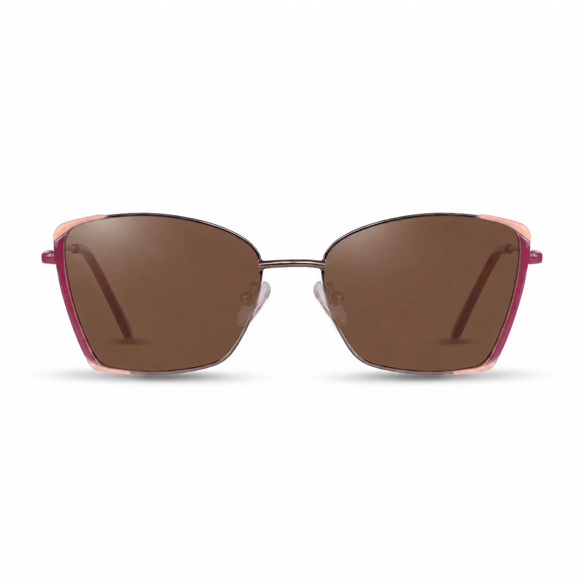 Fiore 3916 square cat eye sunglasses, silver steel frame · ReFramed, photo 4 of 36