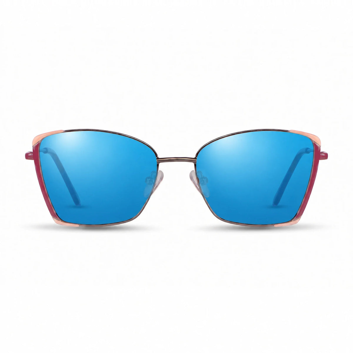 Fiore 3916 square cat eye sunglasses, silver steel frame · ReFramed, photo 25 of 36