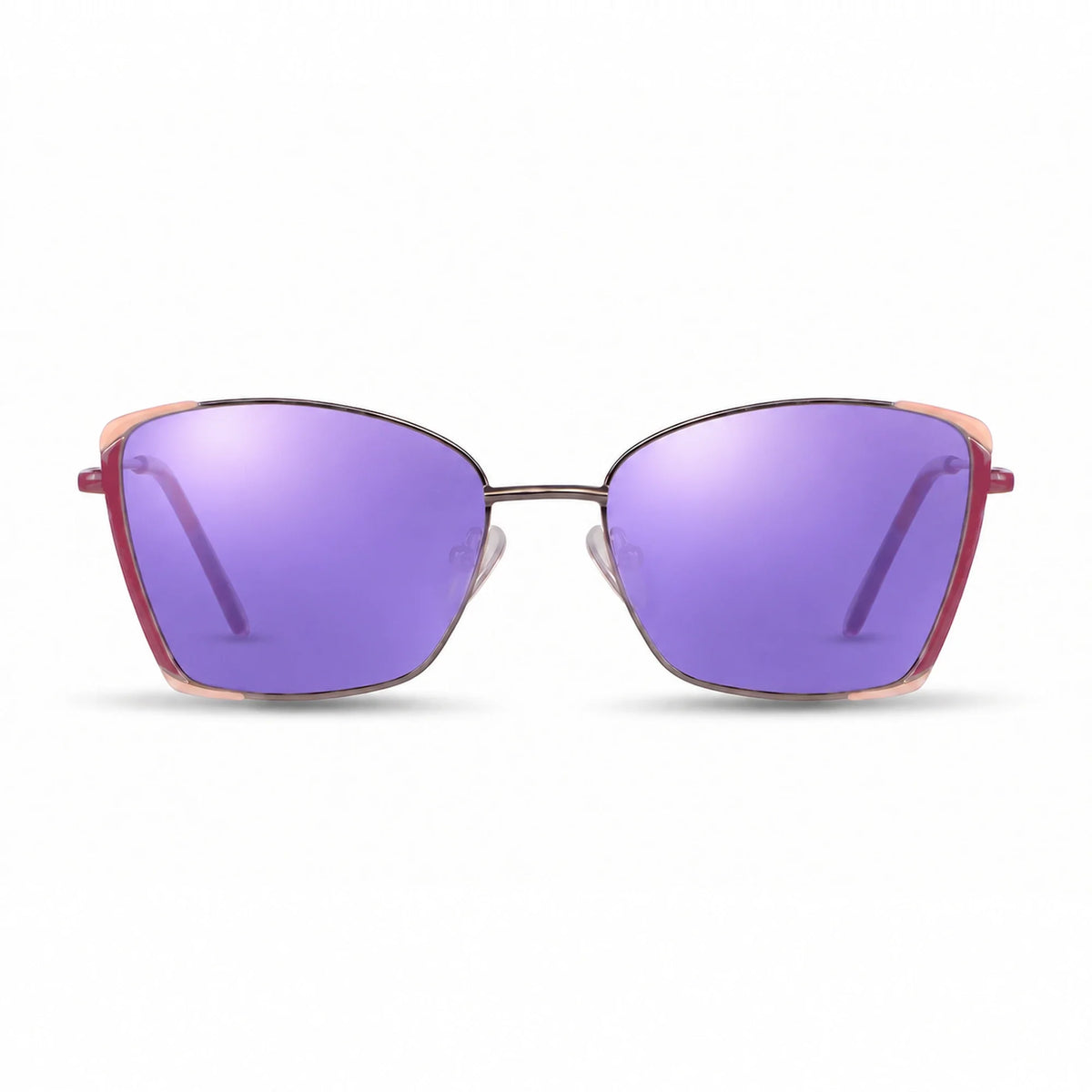 Fiore 3916 square cat eye sunglasses, silver steel frame · ReFramed, photo 34 of 36