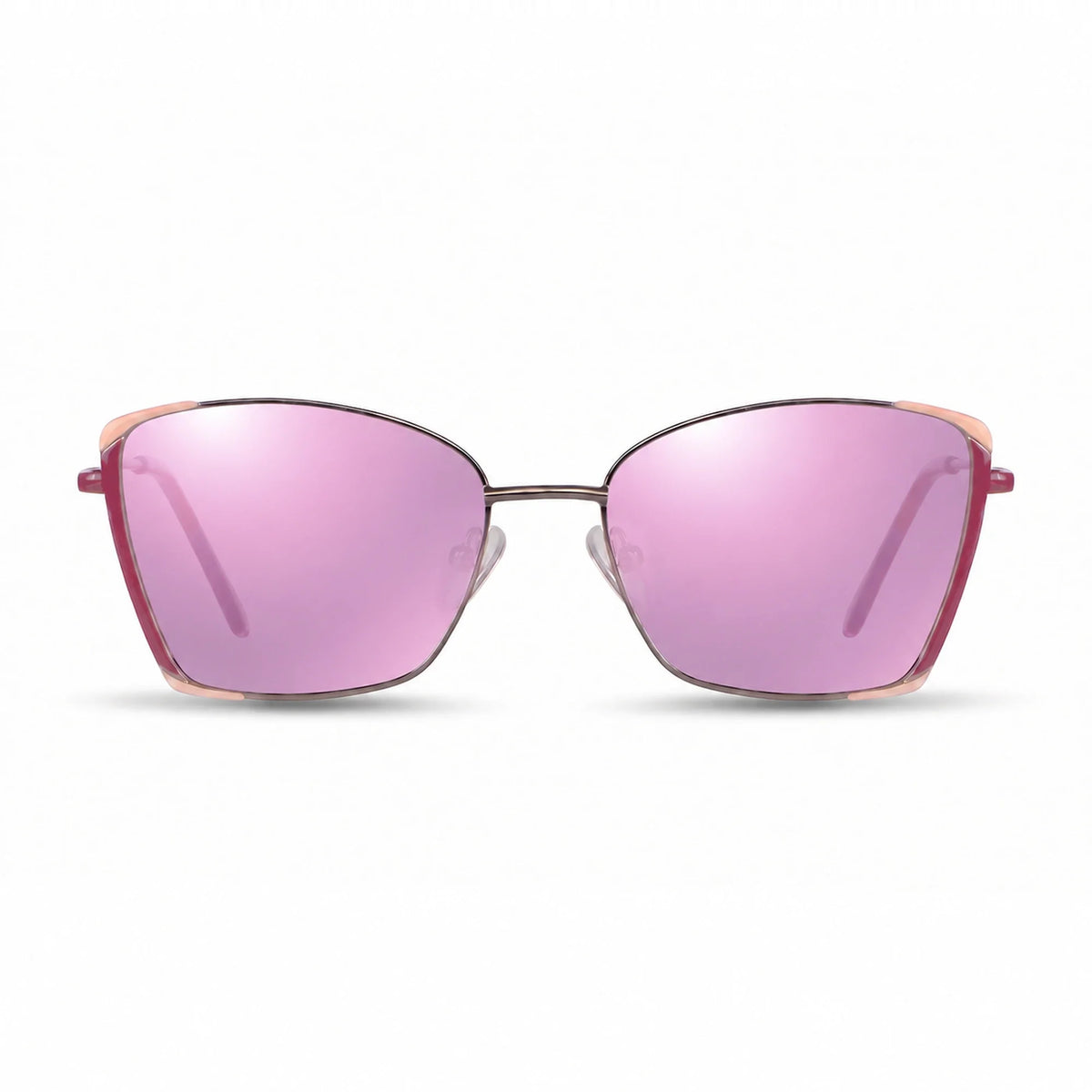 Fiore 3916 square cat eye sunglasses, silver steel frame · ReFramed, photo 31 of 36