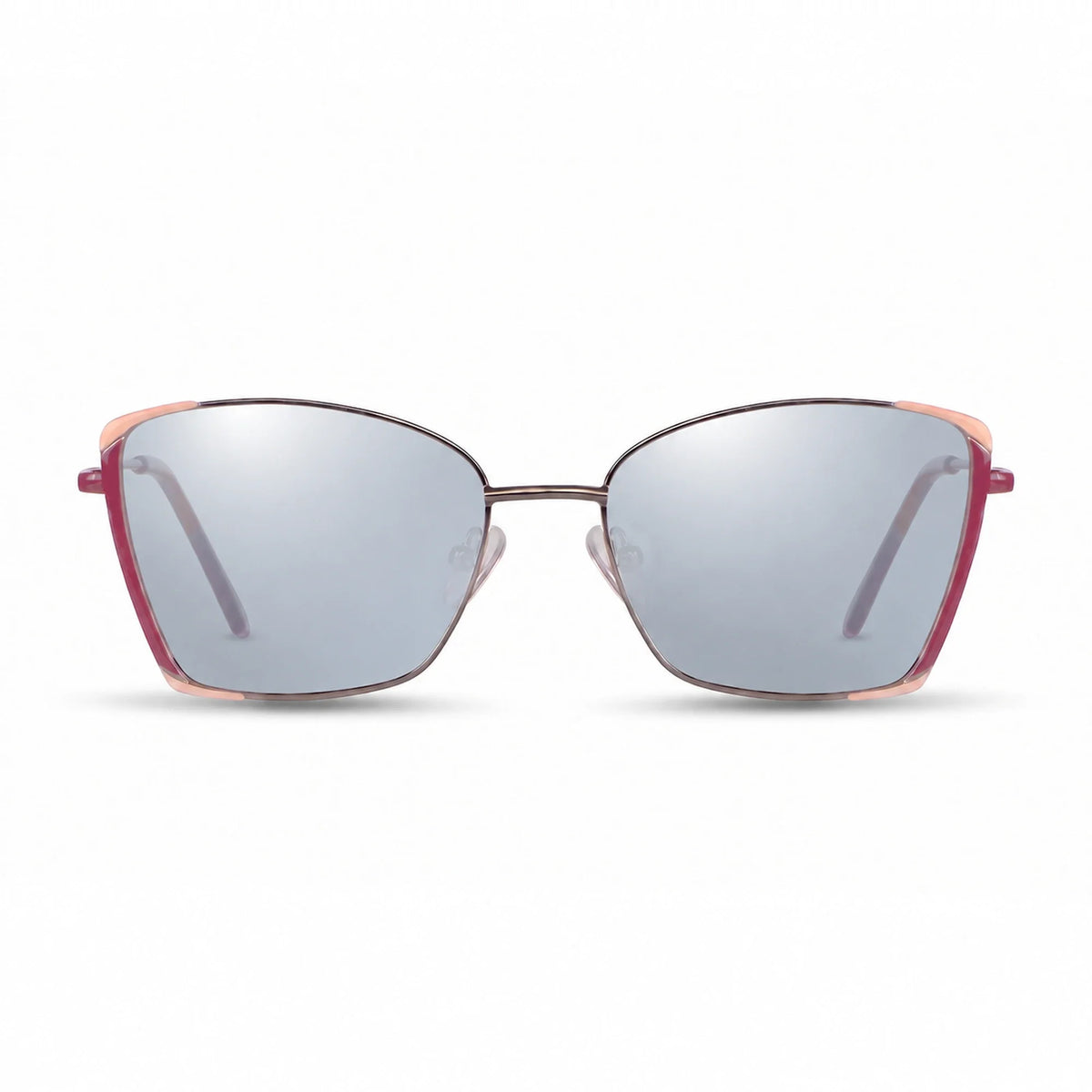Fiore 3916 square cat eye sunglasses, silver steel frame · ReFramed, photo 28 of 36