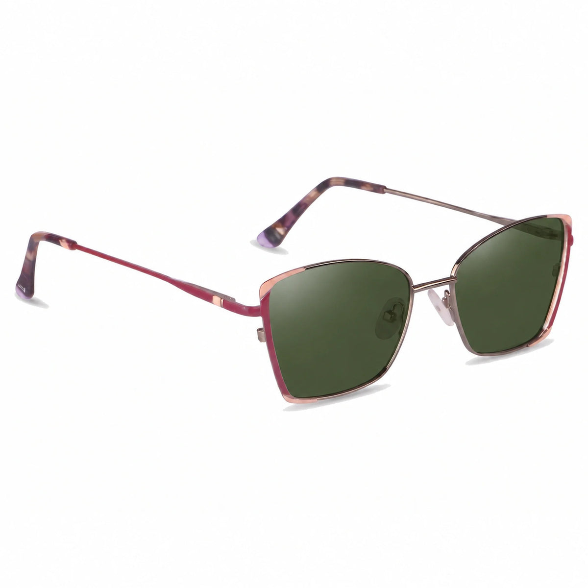 Fiore 3916 square cat eye sunglasses, silver steel frame · ReFramed, photo 8 of 36
