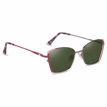 Fiore 3916 square cat eye sunglasses, silver steel frame · ReFramed, photo 8 of 36