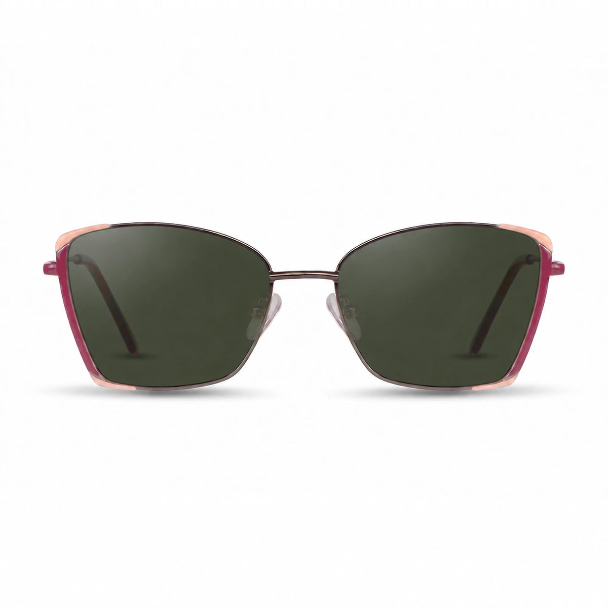 Fiore 3916 square cat eye sunglasses, silver steel frame · ReFramed, photo 7 of 36