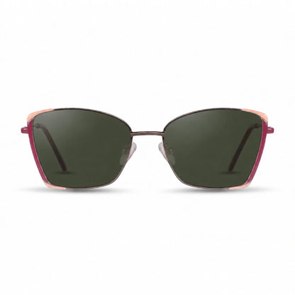 Fiore 3916 square cat eye sunglasses, silver steel frame · ReFramed, photo 7 of 36