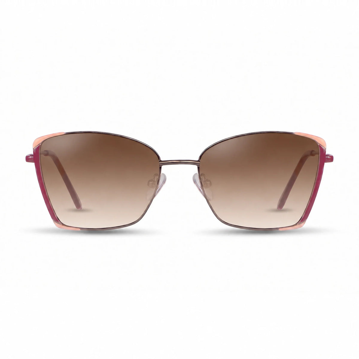 Fiore 3916 square cat eye sunglasses, silver steel frame · ReFramed, photo 22 of 36