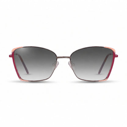 Fiore 3916 square cat eye sunglasses, silver steel frame · ReFramed, photo 19 of 36