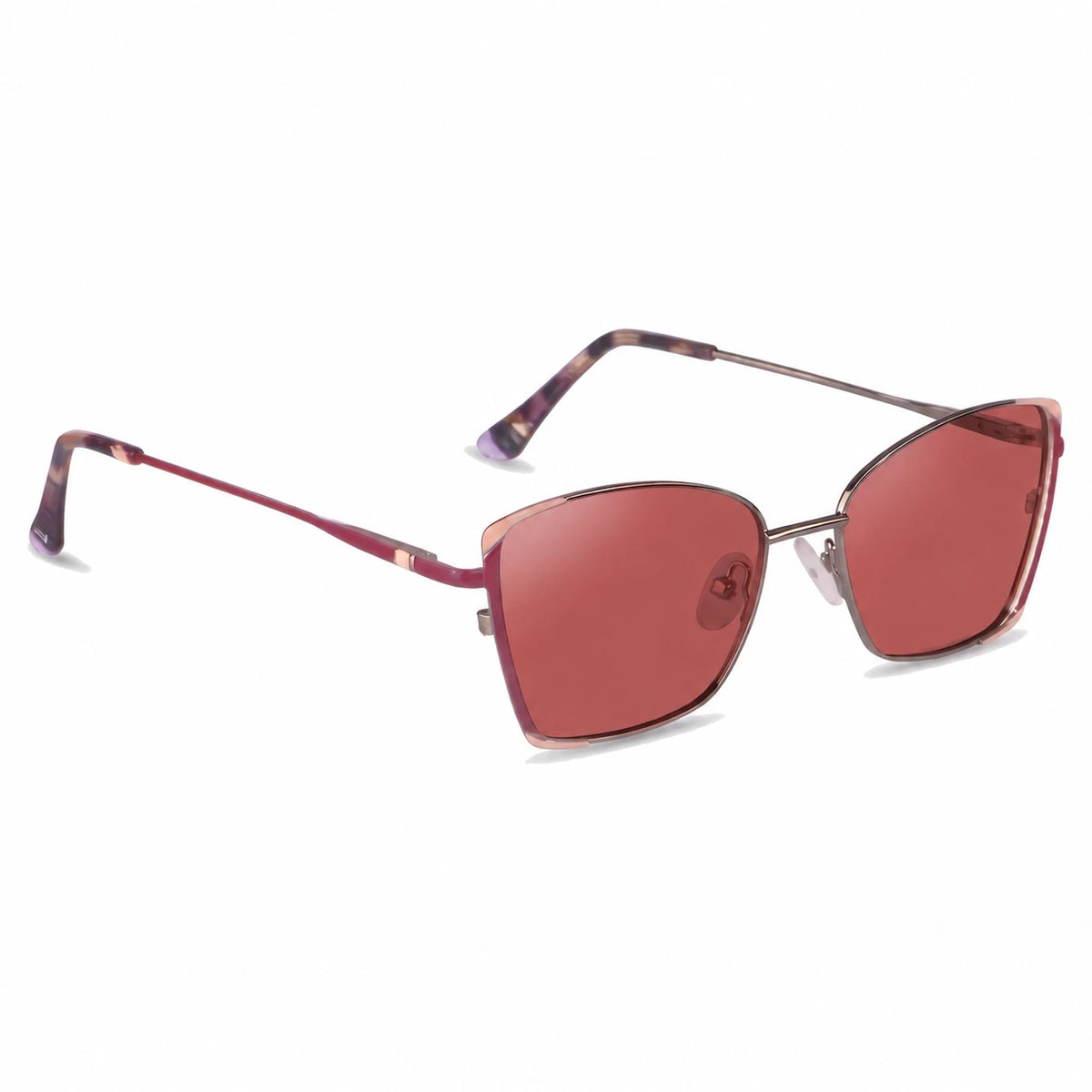 Fiore 3916 square cat eye sunglasses, silver steel frame · ReFramed, photo 17 of 36