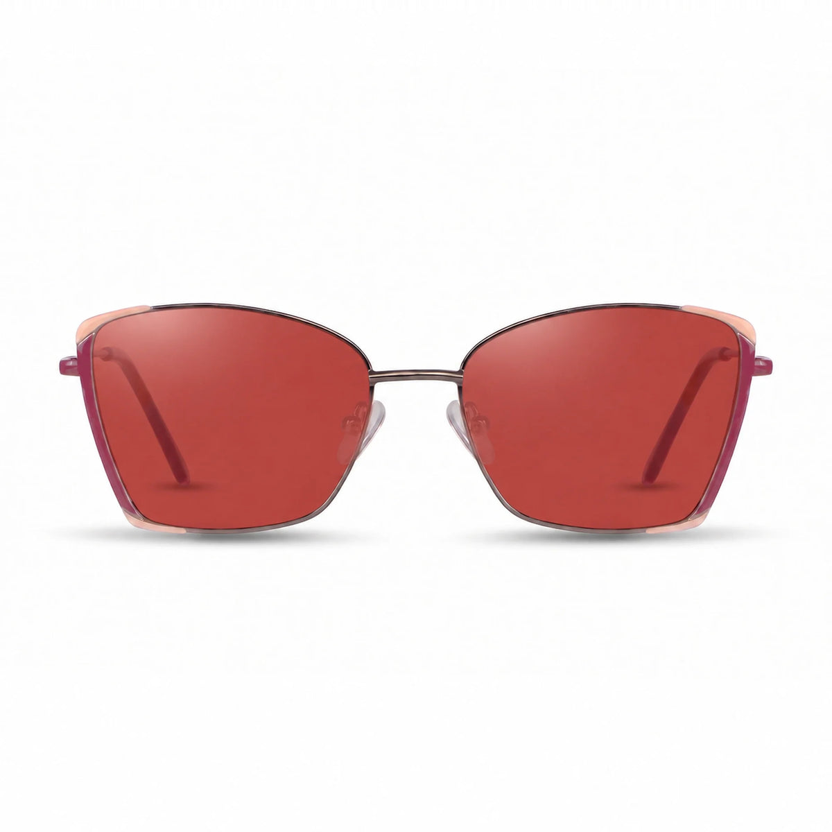 Fiore 3916 square cat eye sunglasses, silver steel frame · ReFramed, photo 16 of 36