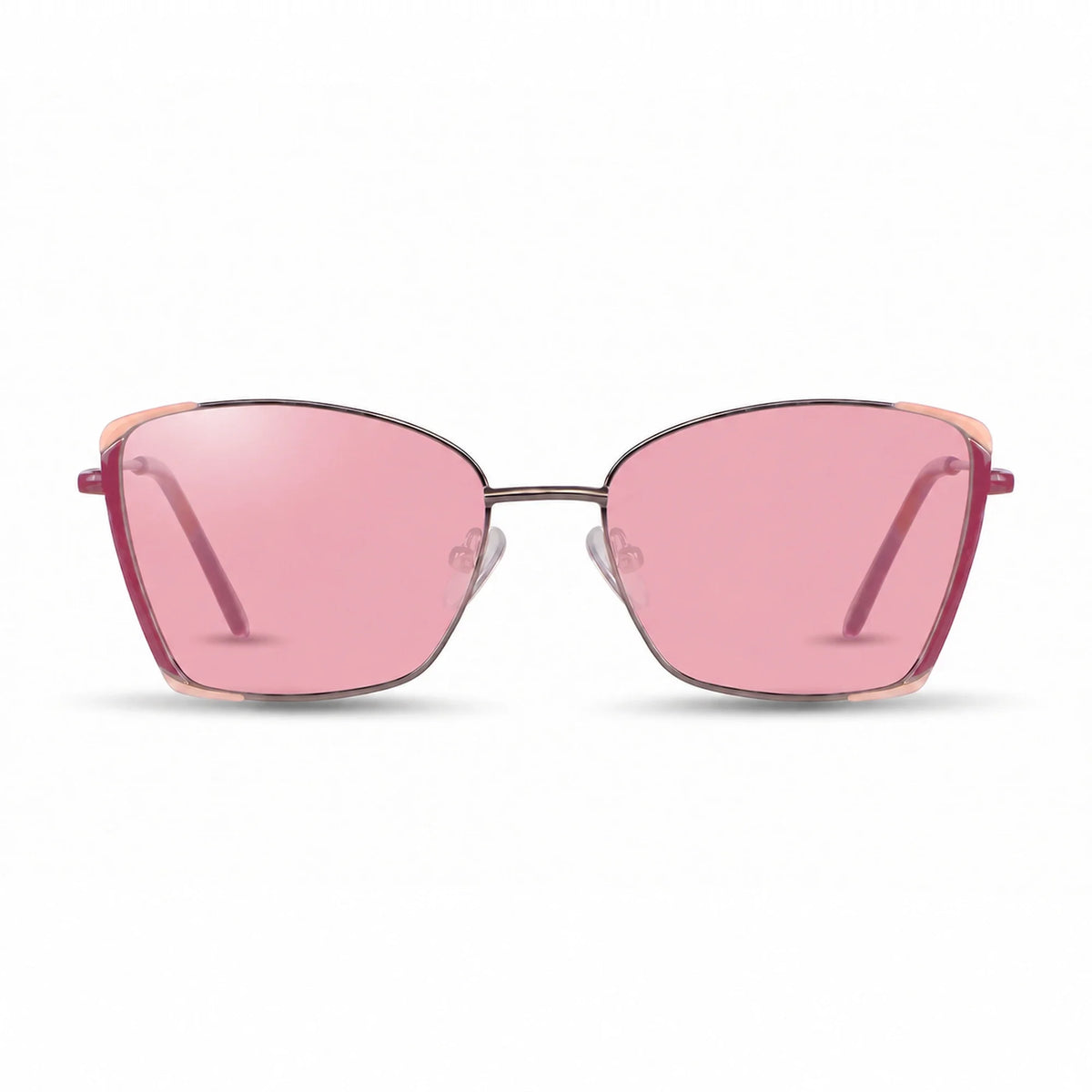 Fiore 3916 square cat eye sunglasses, silver steel frame · ReFramed, photo 13 of 36