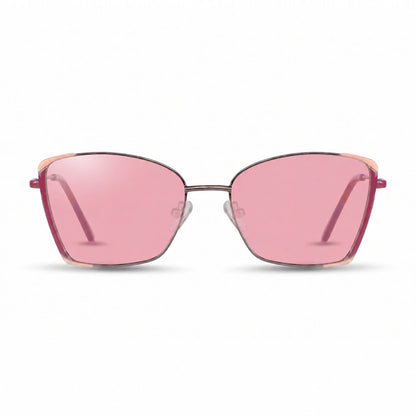 Fiore 3916 square cat eye sunglasses, silver steel frame · ReFramed, photo 13 of 36